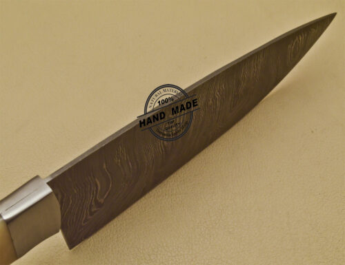 Damascus Kitchen Knife Custom Handmade Damascus Steel Chef Kitchen Knife 950 - Image 6