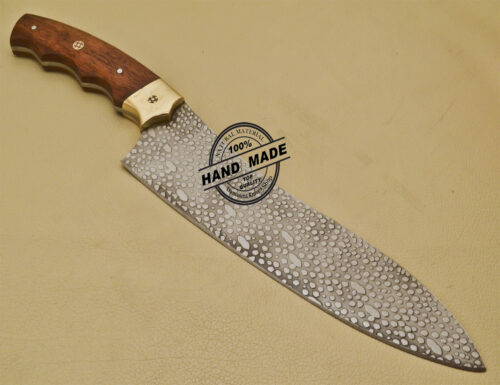 Kitchen Knife Custom Handmade Stainless Steel Kitchen Knife With Marndi Wood Handle 954 - Image 4