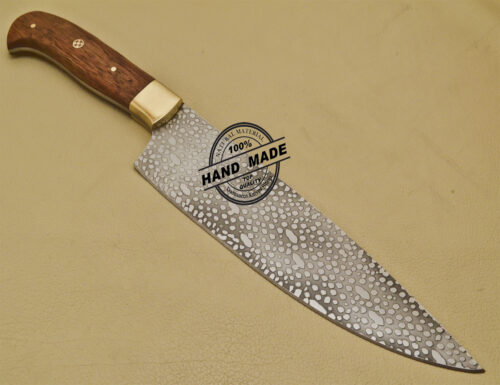 Kitchen Knife Custom Handmade Stainless Steel Kitchen Knife With Marndi Wood Handle 953 - Image 4