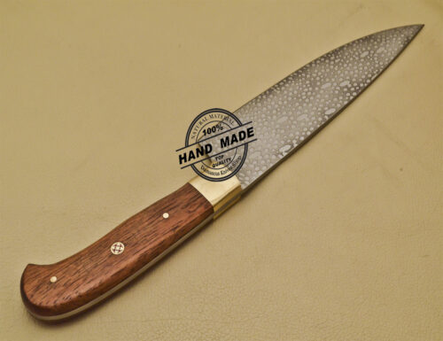 Kitchen Knife Custom Handmade Stainless Steel Kitchen Knife With Marndi Wood Handle 953 - Image 5