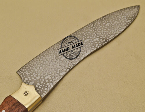 Kitchen Knife Custom Handmade Stainless Steel Kitchen Knife With Marndi Wood Handle 954 - Image 6