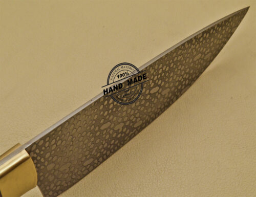 Kitchen Knife Custom Handmade Stainless Steel Kitchen Knife With Marndi Wood Handle 953 - Image 6