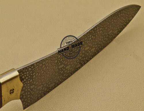 Kitchen Knife Custom Handmade Stainless Steel Kitchen Knife With Marndi Wood Handle 954 - Image 7