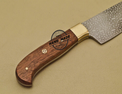 Kitchen Knife Custom Handmade Stainless Steel Kitchen Knife With Marndi Wood Handle 953 - Image 7