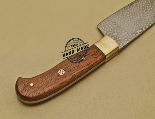 Kitchen Knife Custom Handmade Stainless Steel Kitchen Knife With Marndi Wood Handle 953 - Image 8