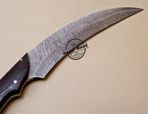 Damascus Kitchen Knife Custom Handmade Damascus Steel Knife 1010 - Image 6