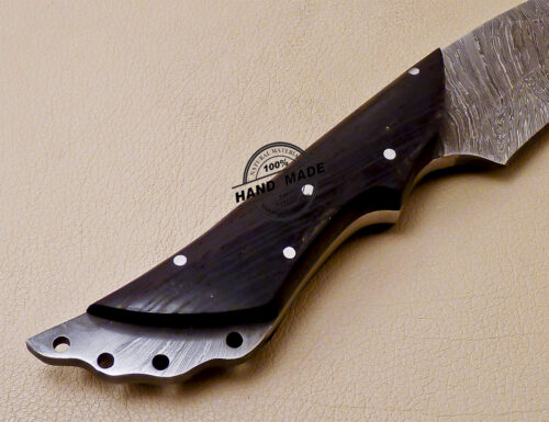 Damascus Kitchen Knife Custom Handmade Damascus Steel Knife 1010 - Image 8