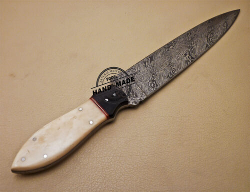 Damascus Dagger Knife Custom Handmade Damascus Steel Knife 993 - Image 3