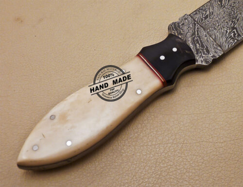 Damascus Dagger Knife Custom Handmade Damascus Steel Knife 993 - Image 6