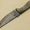 Full Damascus Skinner Knife Custom Handmade Damascus Steel Hunting Knife 1029 - Image 4