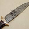 Damascus Hunting Knife Custom Handmade Damascus Steel Knife 964 - Image 6