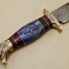Damascus Hunting Knife Custom Handmade Damascus Steel Knife 964 - Image 8