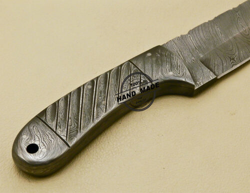 Full Damascus Skinner Knife Custom Handmade Damascus Steel Hunting Knife 1029 - Image 8