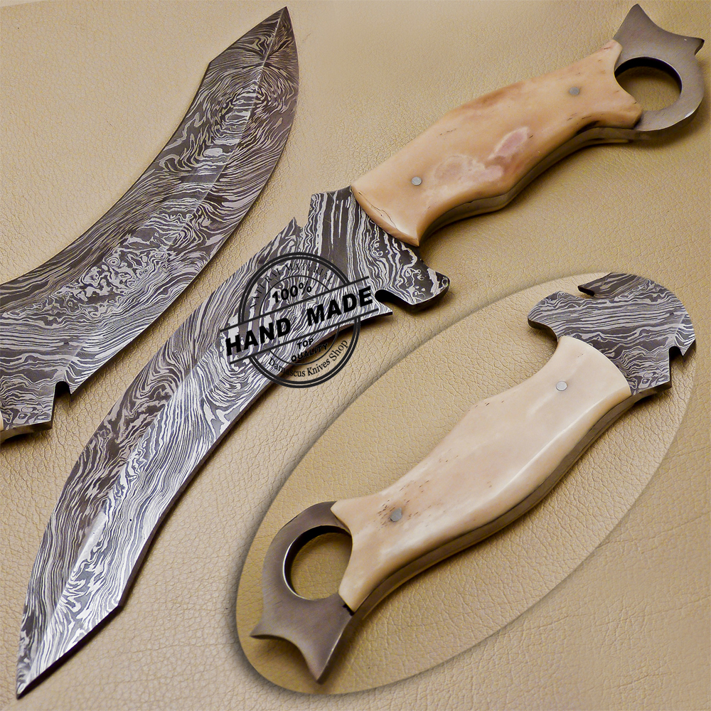 Damascus Karambit Knife