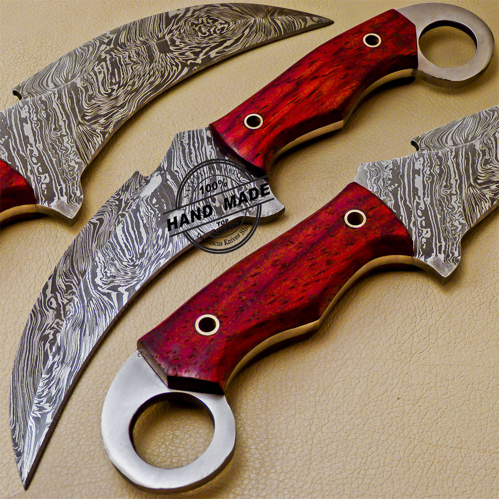 Damascus Karambit Knife