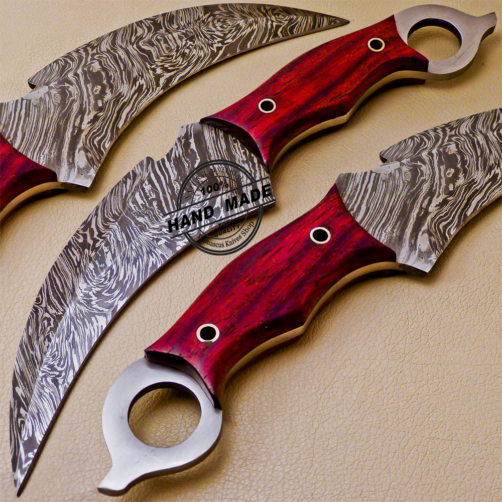 Damascus Karambit Knife