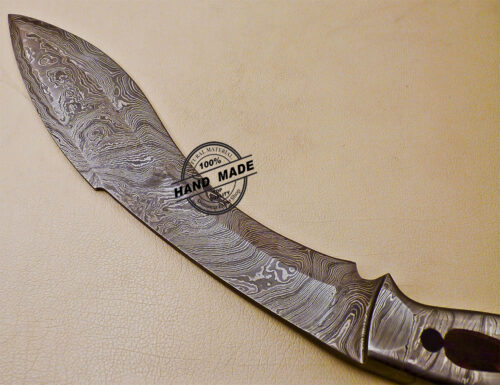 Full Tang Damascus Kukuri Knife Custom Handmade Damascus Steel Hunting Knife 1015 - Image 7