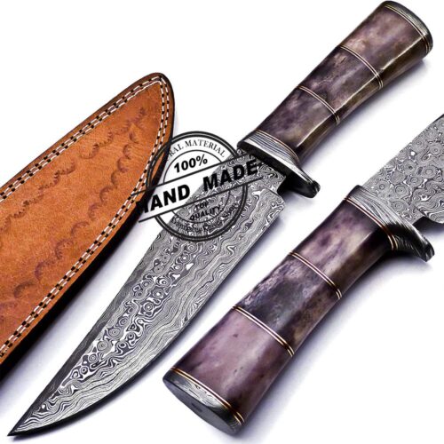 Damascus Skinner Knife