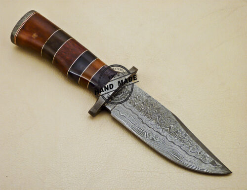 Damascus Skinner Knife Fixed Blade Handmade Damascus Steel Knife 988 - Image 4