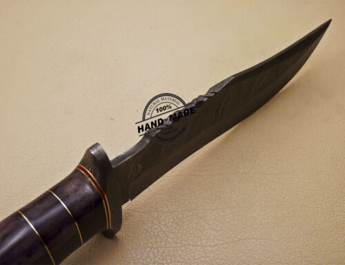 Damascus Skinner Knife Custom Handmade Damascus Steel Knife 991 - Image 7
