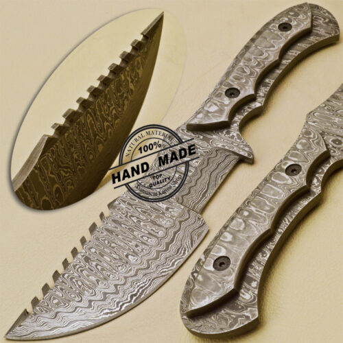 Damascus Tracker Knife