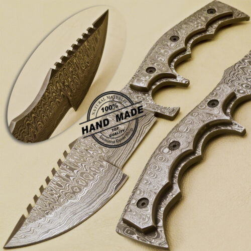 Full Damascus Tracker Knife