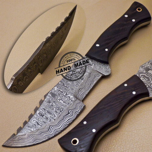 Damascus Tracker Knife