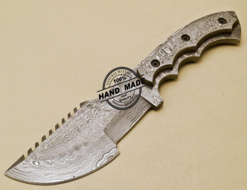 Full Damascus Tracker Knife Custom Handmade Damascus Steel Tracker Knife 967 - Image 3