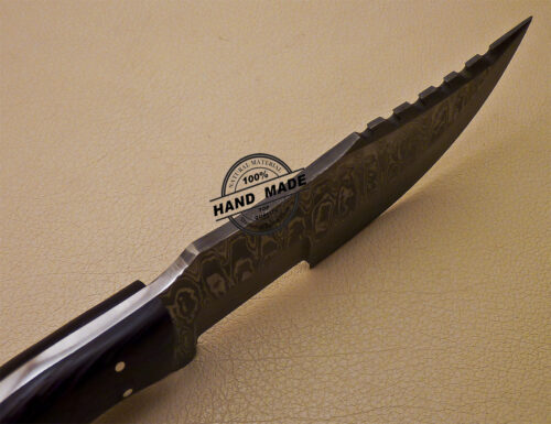 Damascus Tracker Knife Custom Handmade Damascus Steel Knife 998 - Image 8