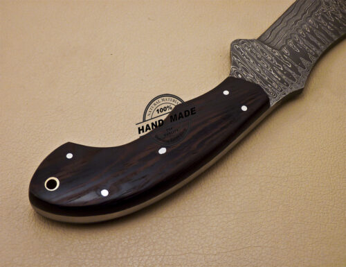 Damascus Tracker Knife Custom Handmade Damascus Steel Knife 999 - Image 9