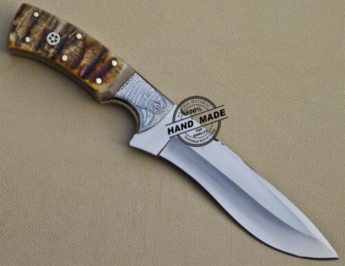 Skinner Knife Custom Handmade Stainless Steel Hunting Skinner Knife 1024 - Image 4
