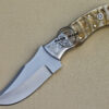 Skinner Knife Custom Handmade Stainless Steel Hunting Skinner Knife With Ram Horn Handle 1026 - Image 3