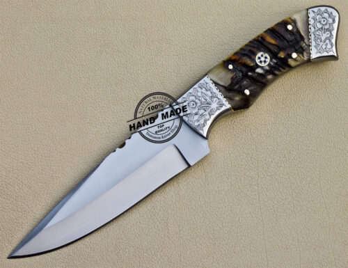 Skinner Knife Custom Handmade Stainless Steel Hunting Skinner Knife 1021 - Image 3