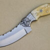 Skinner Knife Custom Handmade Stainless Steel Hunting Skinner Knife with Bone Handle 1027 - Image 3