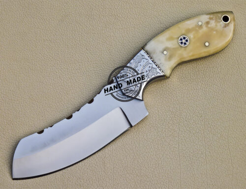 Skinner Knife Custom Handmade Stainless Steel Hunting Skinner Knife with Bone Handle 1027 - Image 3