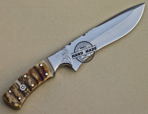 Skinner Knife Custom Handmade Stainless Steel Hunting Skinner Knife 1024 - Image 5
