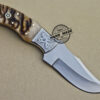 Skinner Knife Custom Handmade Stainless Steel Hunting Skinner Knife With Ram Horn Handle 1026 - Image 4