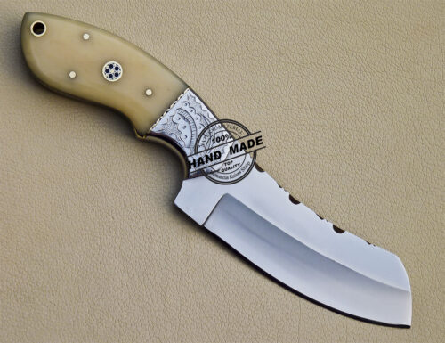 Skinner Knife Custom Handmade Stainless Steel Hunting Skinner Knife with Bone Handle 1027 - Image 4