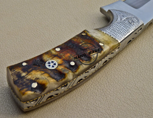 Skinner Knife Custom Handmade Stainless Steel Hunting Skinner Knife 1024 - Image 7