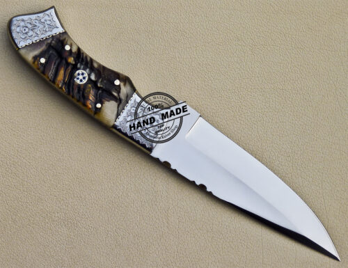 Skinner Knife Custom Handmade Stainless Steel Hunting Skinner Knife 1021 - Image 5
