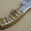 Skinner Knife Custom Handmade Stainless Steel Hunting Skinner Knife With Ram Horn Handle 1026 - Image 6