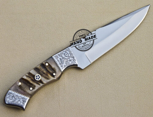 Skinner Knife Custom Handmade Stainless Steel Hunting Skinner Knife 1021 - Image 6