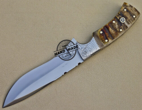 Skinner Knife Custom Handmade Stainless Steel Hunting Skinner Knife 1024 - Image 6