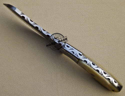 Skinner Knife Custom Handmade Stainless Steel Hunting Skinner Knife with Bone Handle 1027 - Image 8