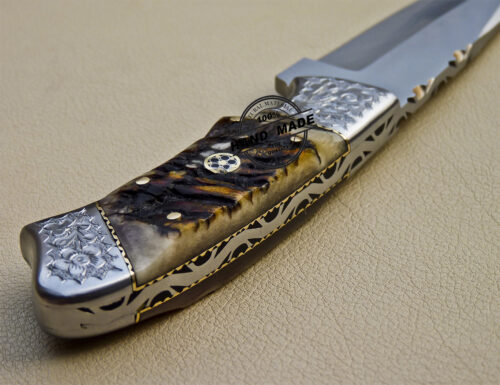 Skinner Knife Custom Handmade Stainless Steel Hunting Skinner Knife 1021 - Image 9