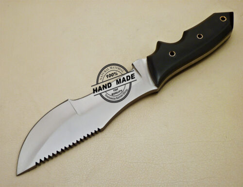 Tracker Knife Handmade Stainless Steel Knife With Leather Sheath 966 - Image 4