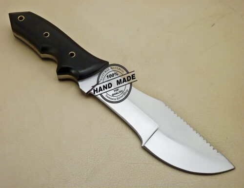 Tracker Knife Handmade Stainless Steel Knife With Leather Sheath 966 - Image 5