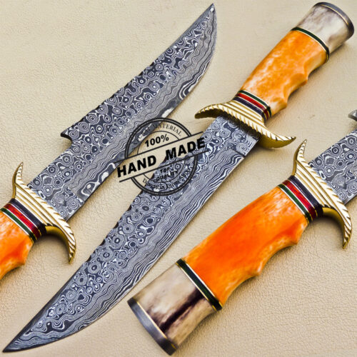 Damascus Skinner Knife