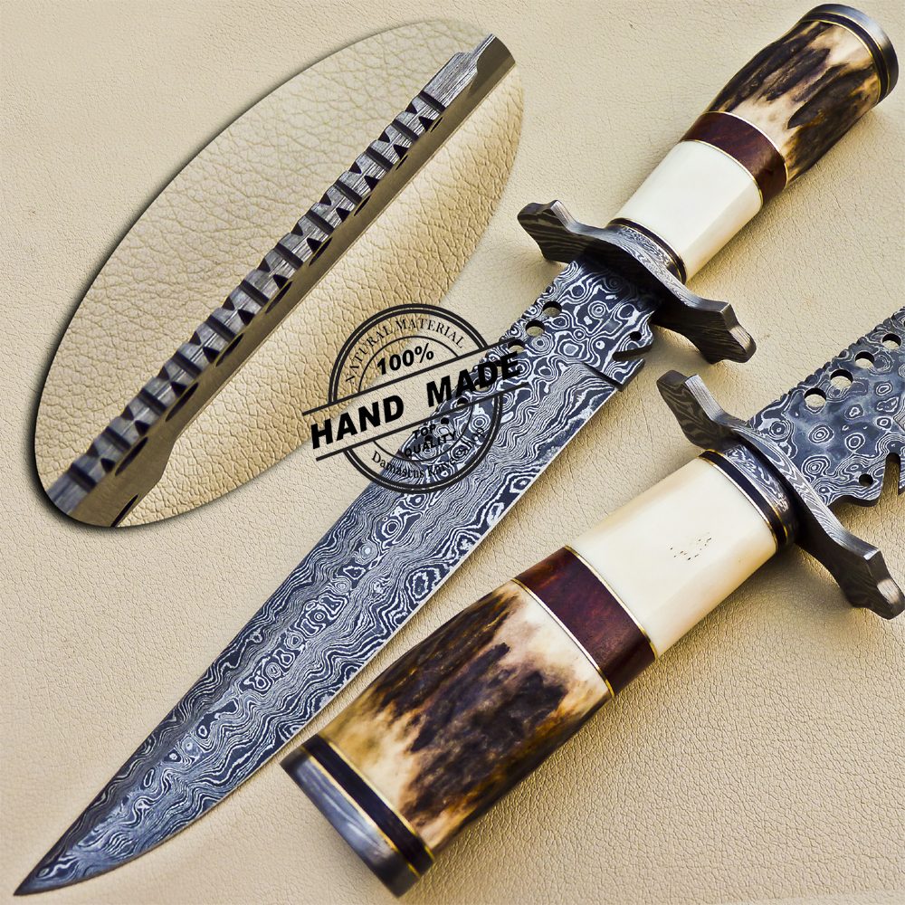 Damascus Skinner Knife