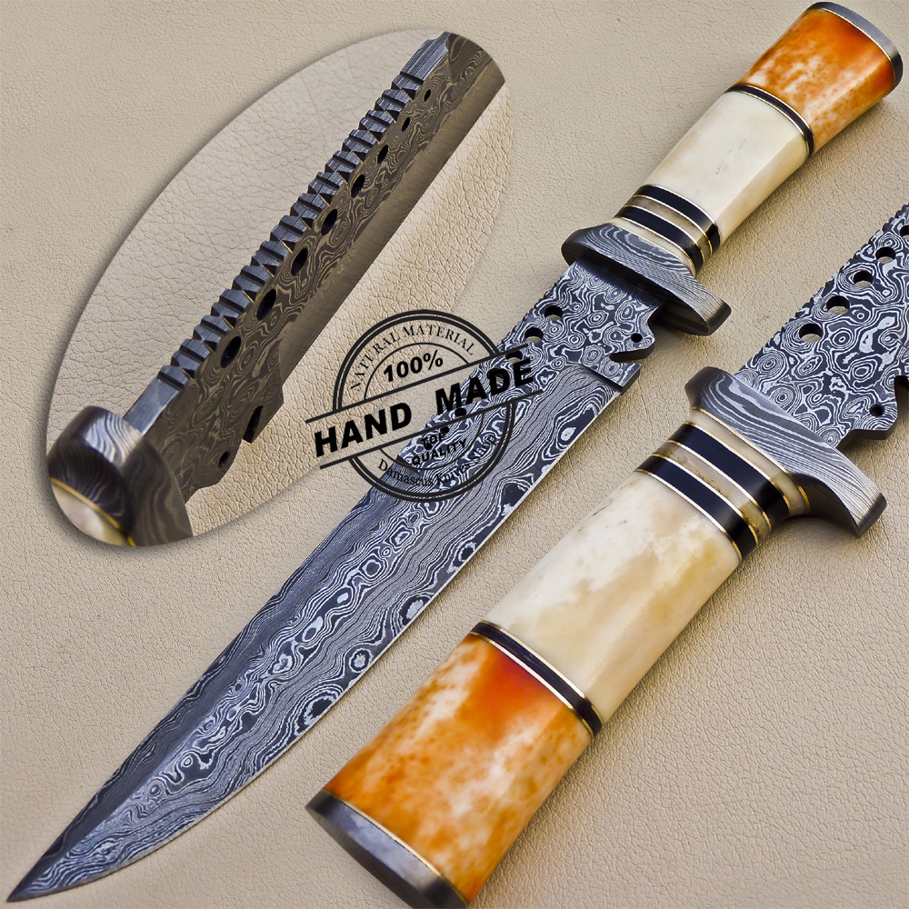 Damascus Skinner Knife